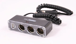 Draper Triple 12V Socket with USB