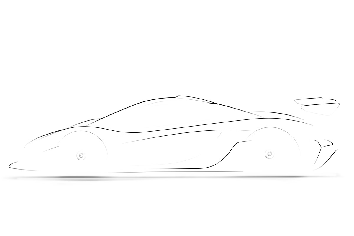 McLaren P1 GTR profile