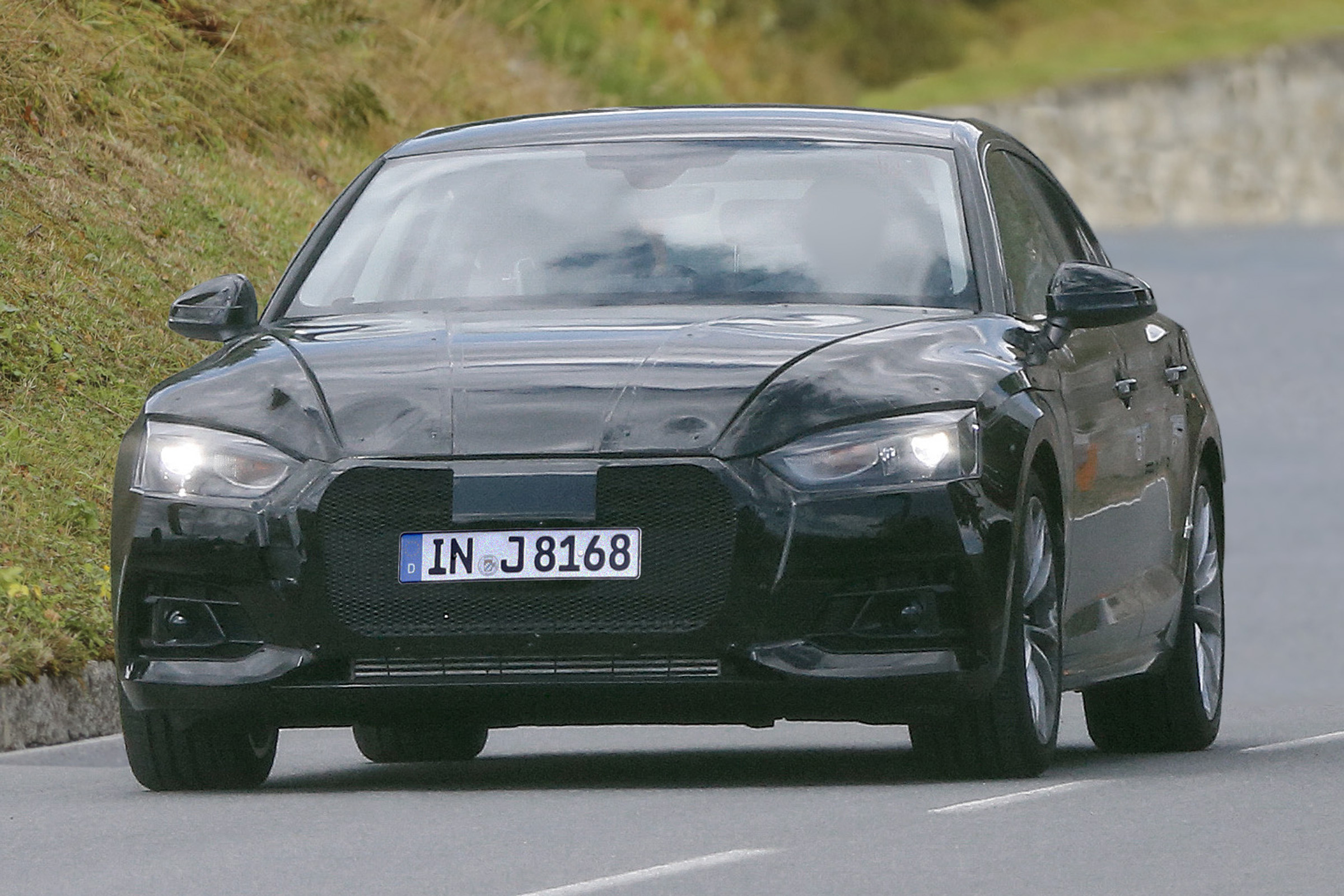 Audi A5 Sportback spies front side