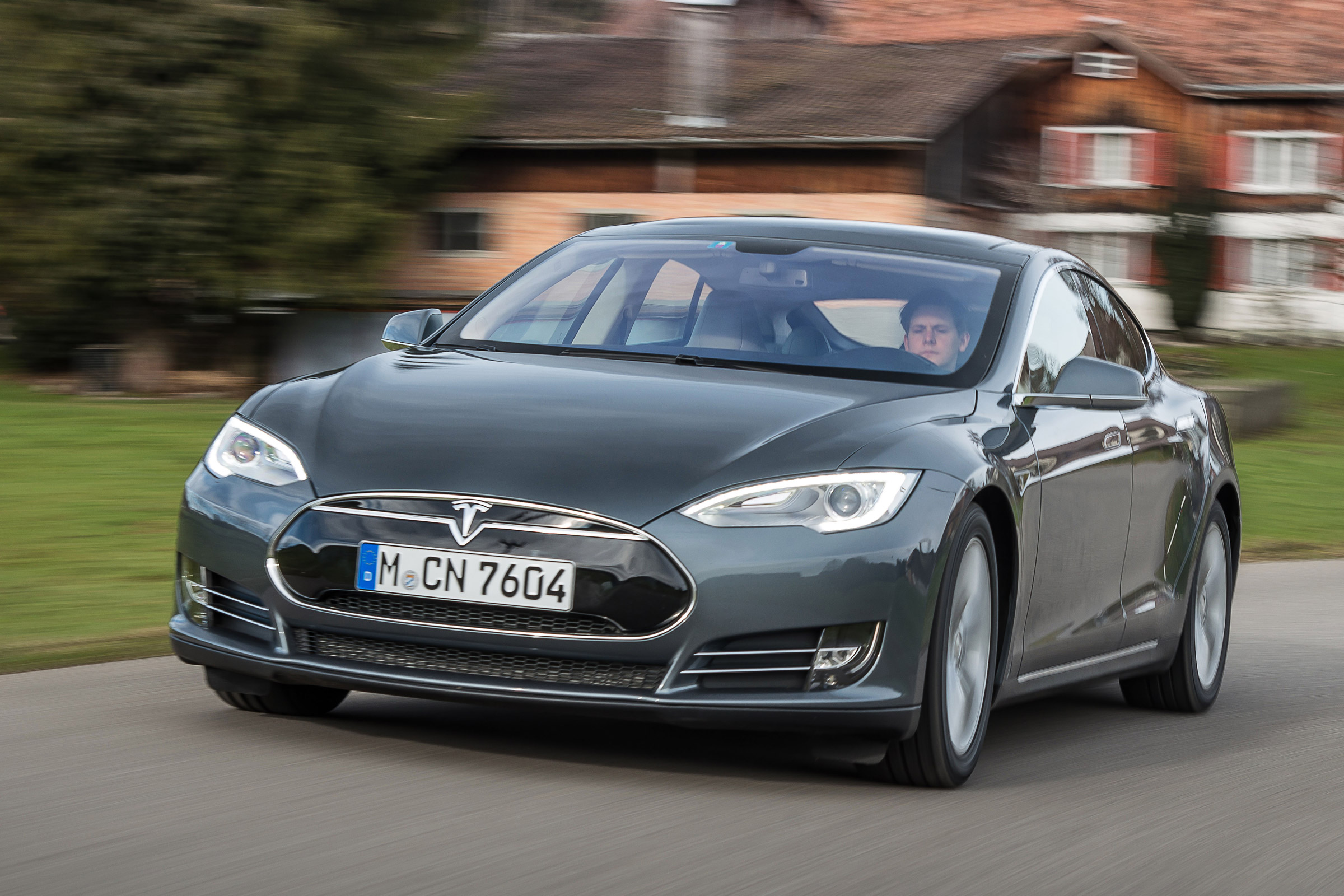 silver tesla model s