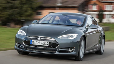 silver tesla model s