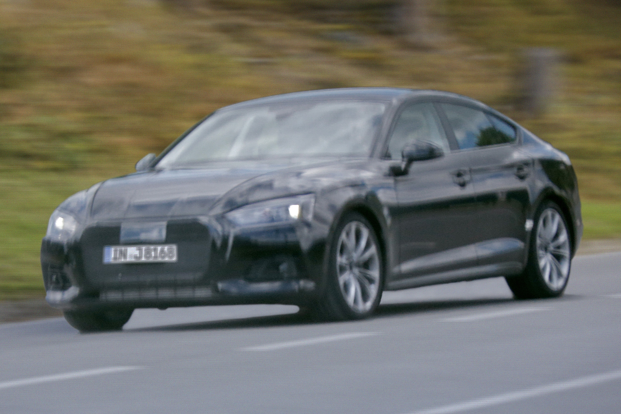Audi A5 Sportback spies side front