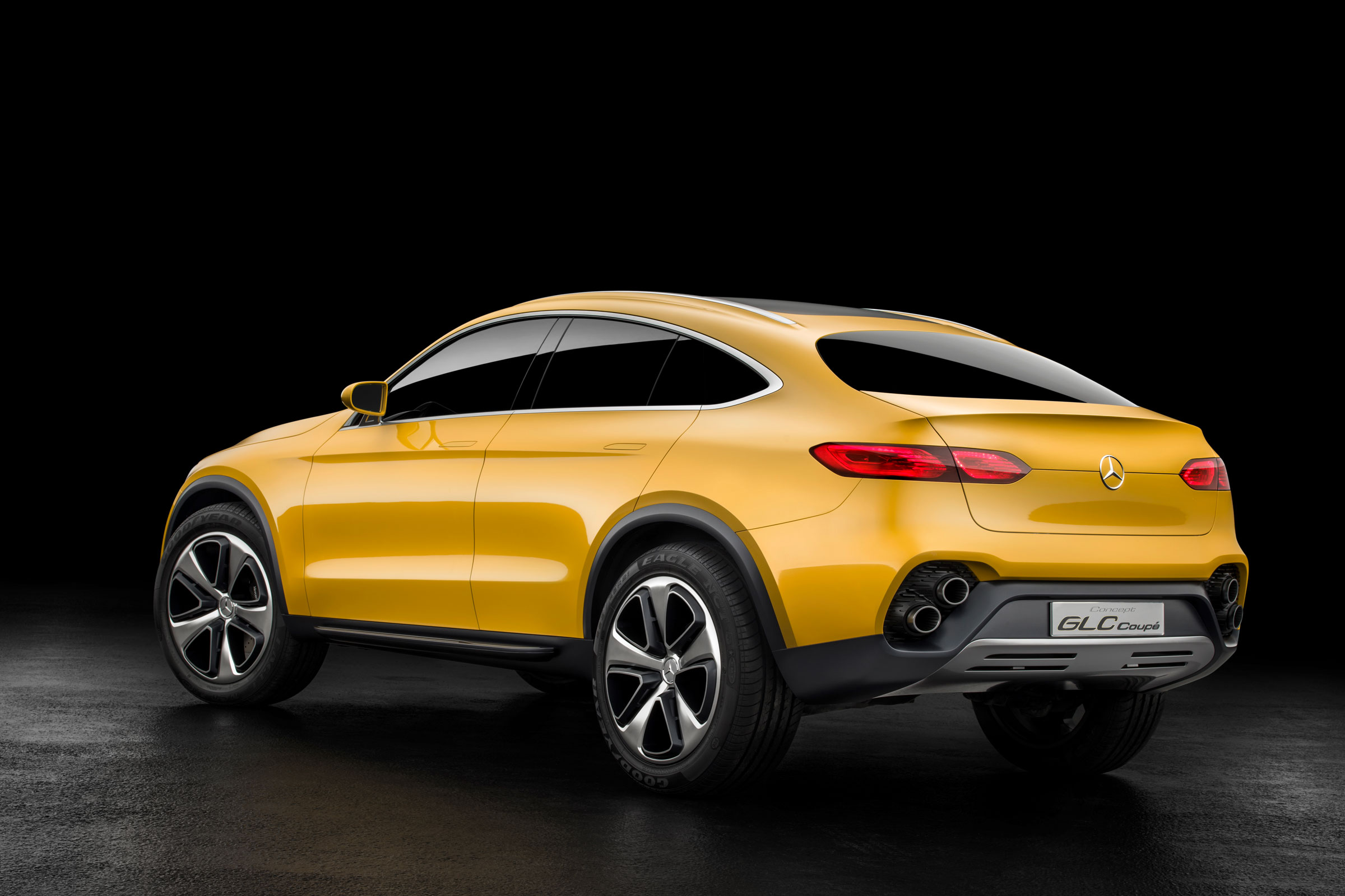 Mercedes GLC Coupe concept - rear studio