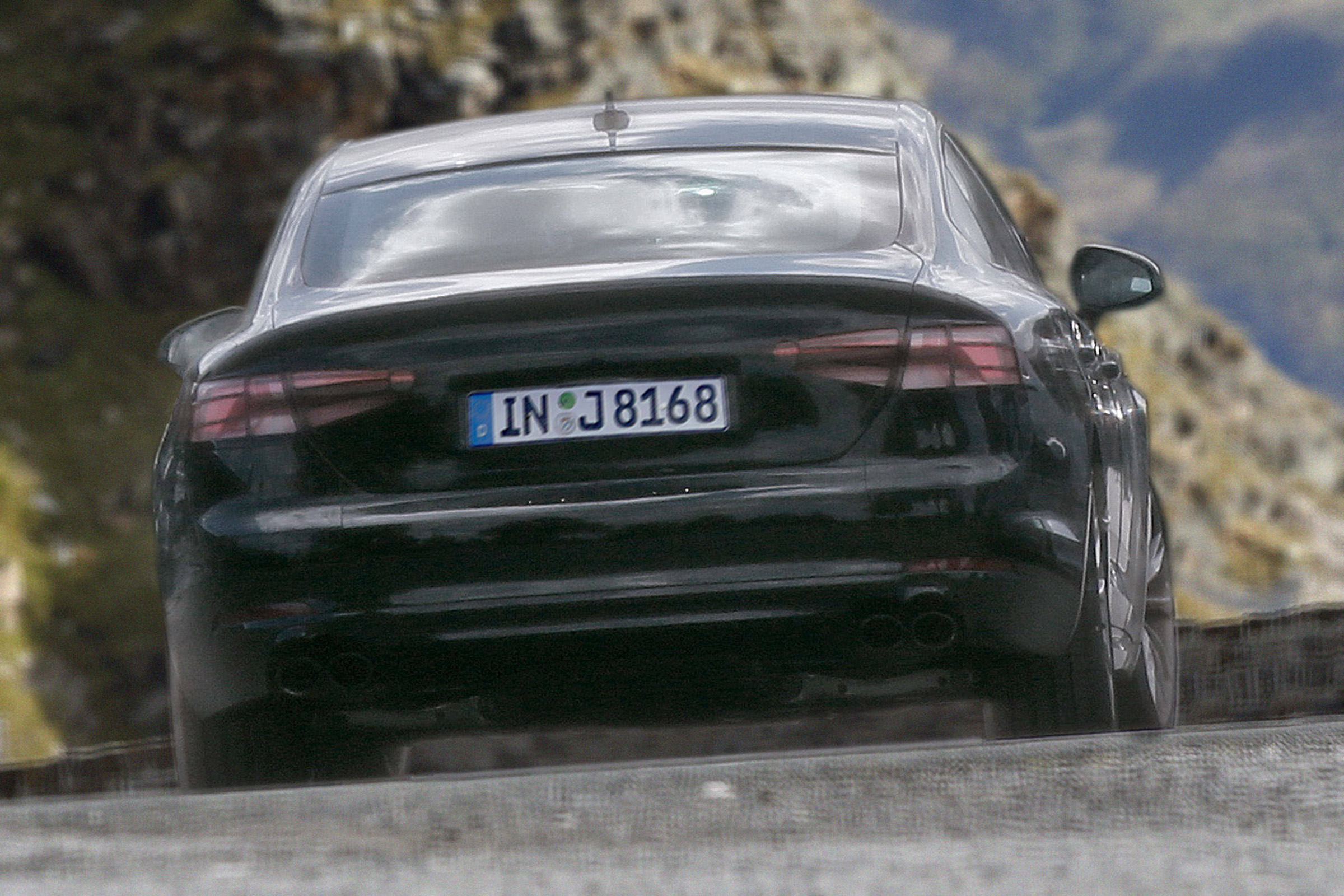 Audi A5 Sportback spies rear