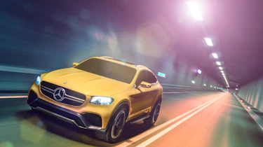 Mercedes GLC Coupe concept - driving