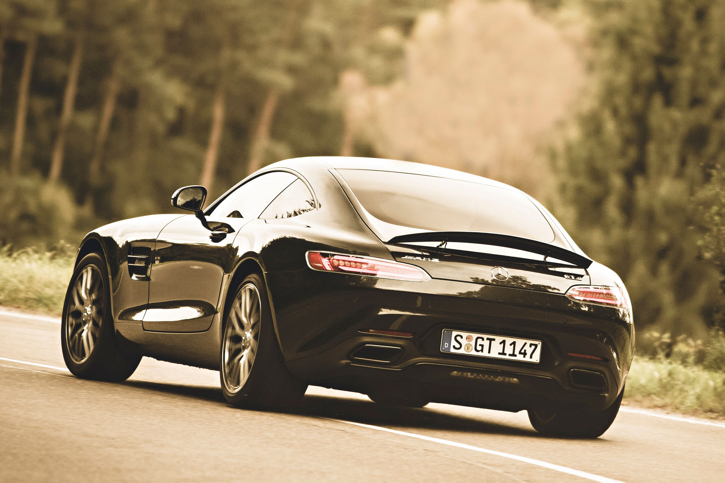 Mercedes-AMG GT S first ride rear