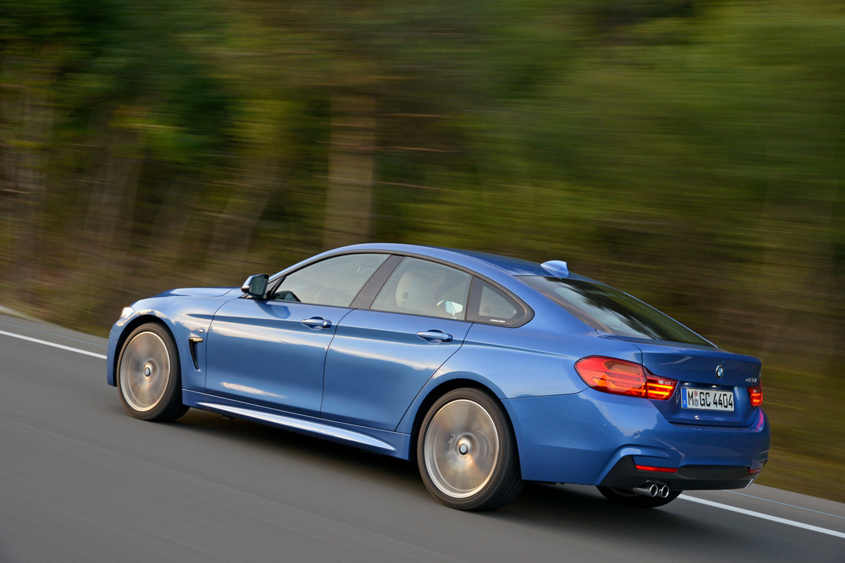 BMW 4 Series Gran Coupe 2014 tracking rear