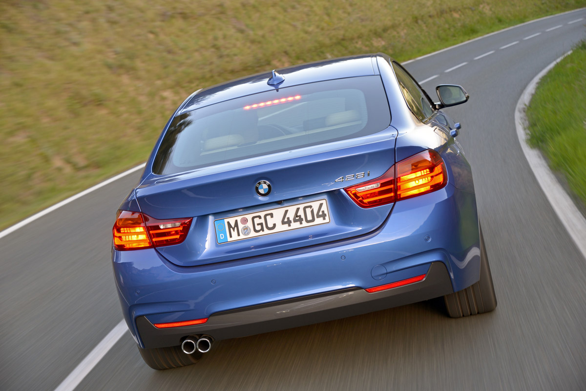 BMW 4 Series Gran Coupe 2014 action rear