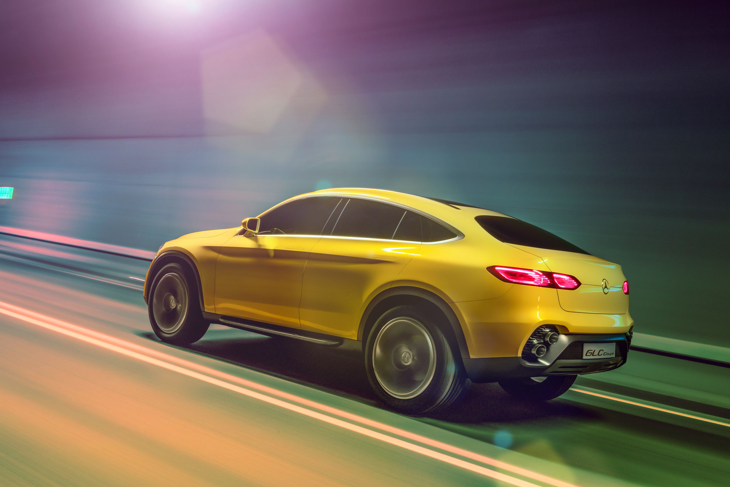 Mercedes GLC Coupe concept - rear