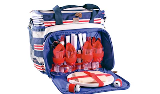Next 4 Person Stripe Cool Bag