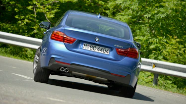 BMW 4 Series Gran Coupe 2014 cornering rear