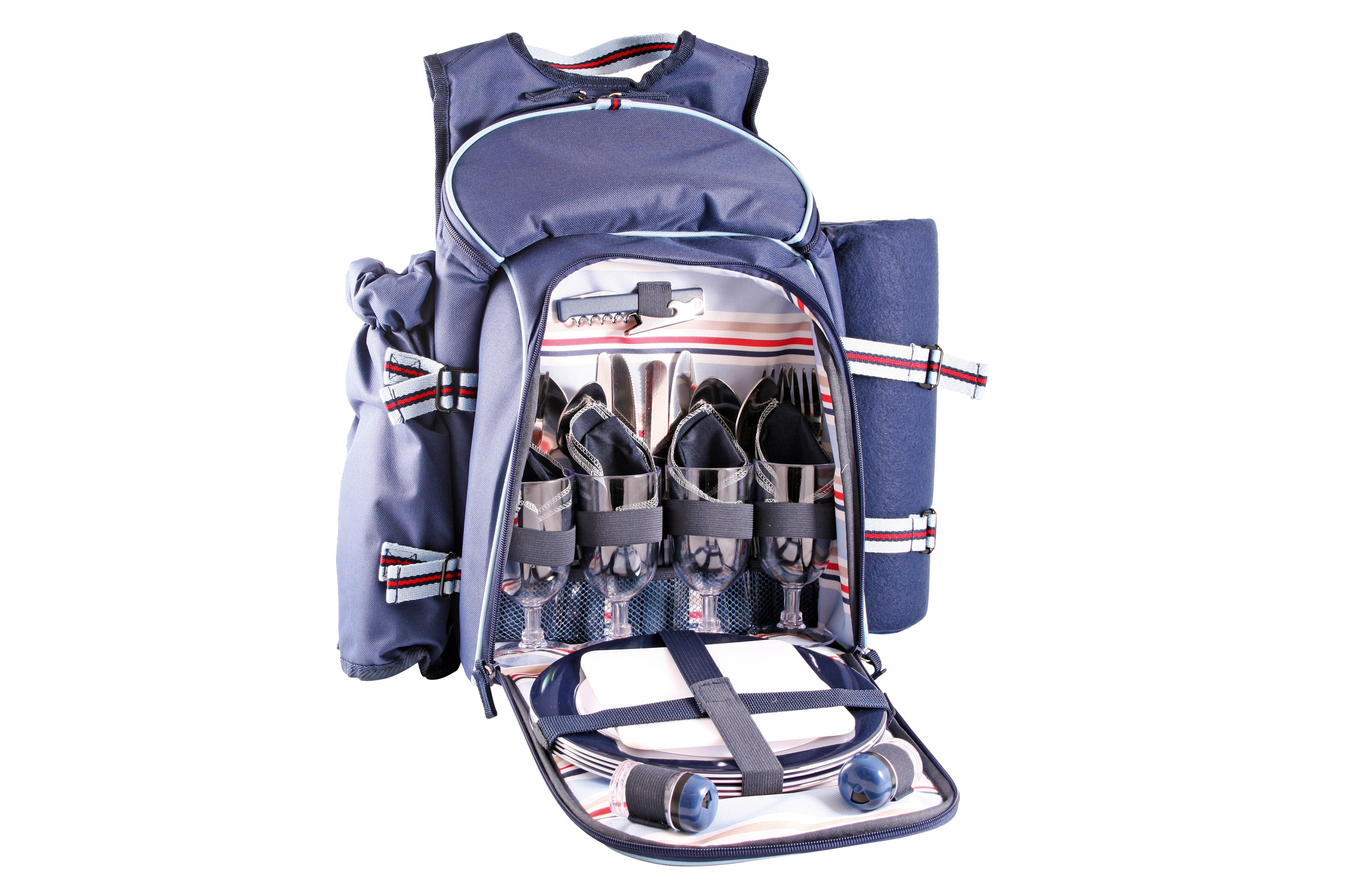 Summerhouse Coastal 4 Person Picnic Backpack