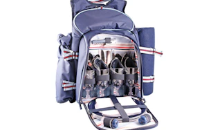 Summerhouse Coastal 4 Person Picnic Backpack