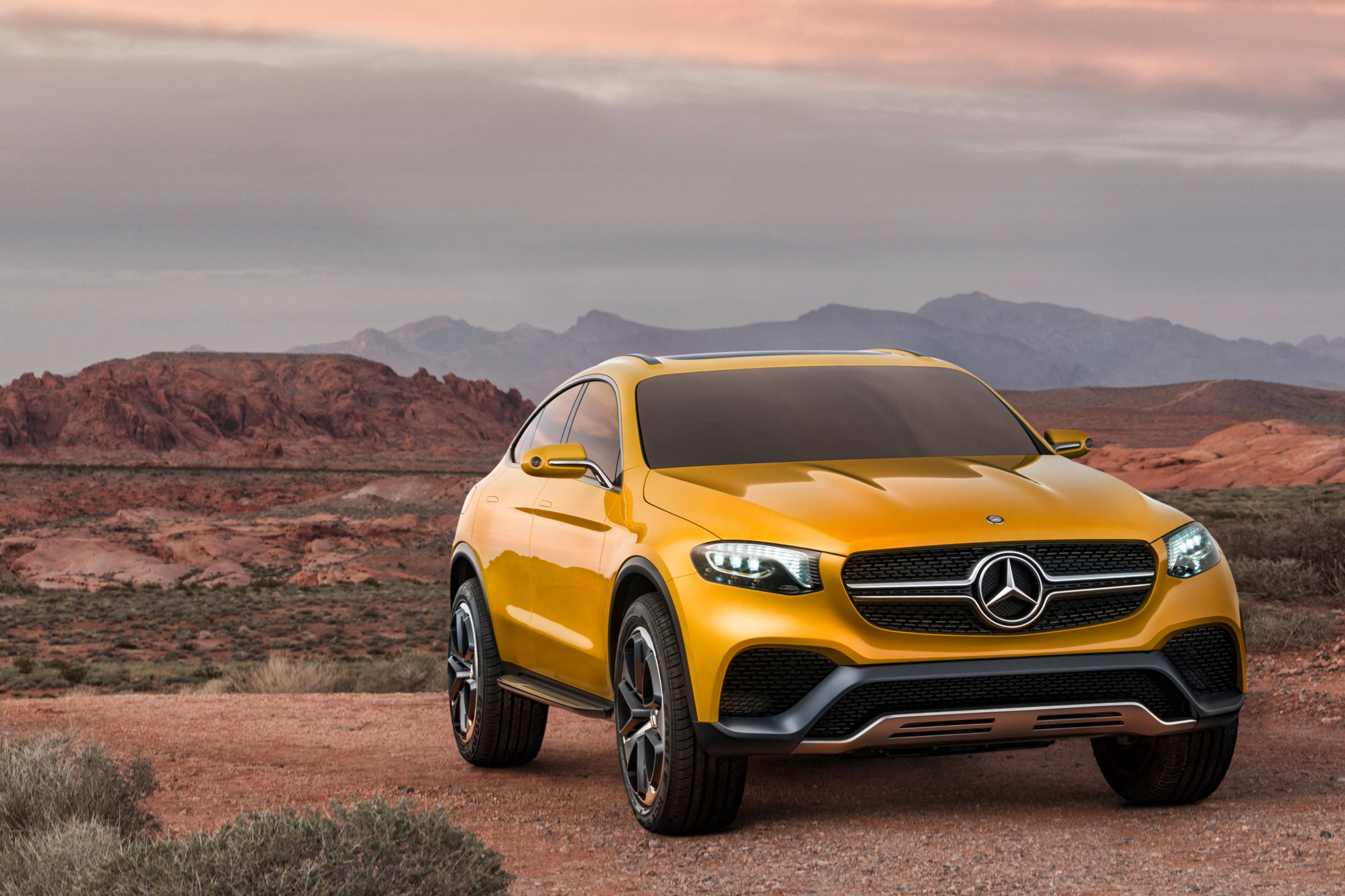 Mercedes GLC Coupe concept - front 