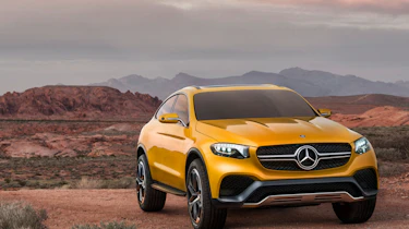 Mercedes GLC Coupe concept - front