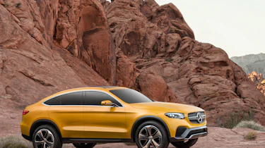 Mercedes GLC Coupe concept - side on