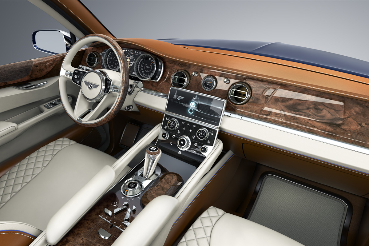 Bentley SUV cabin