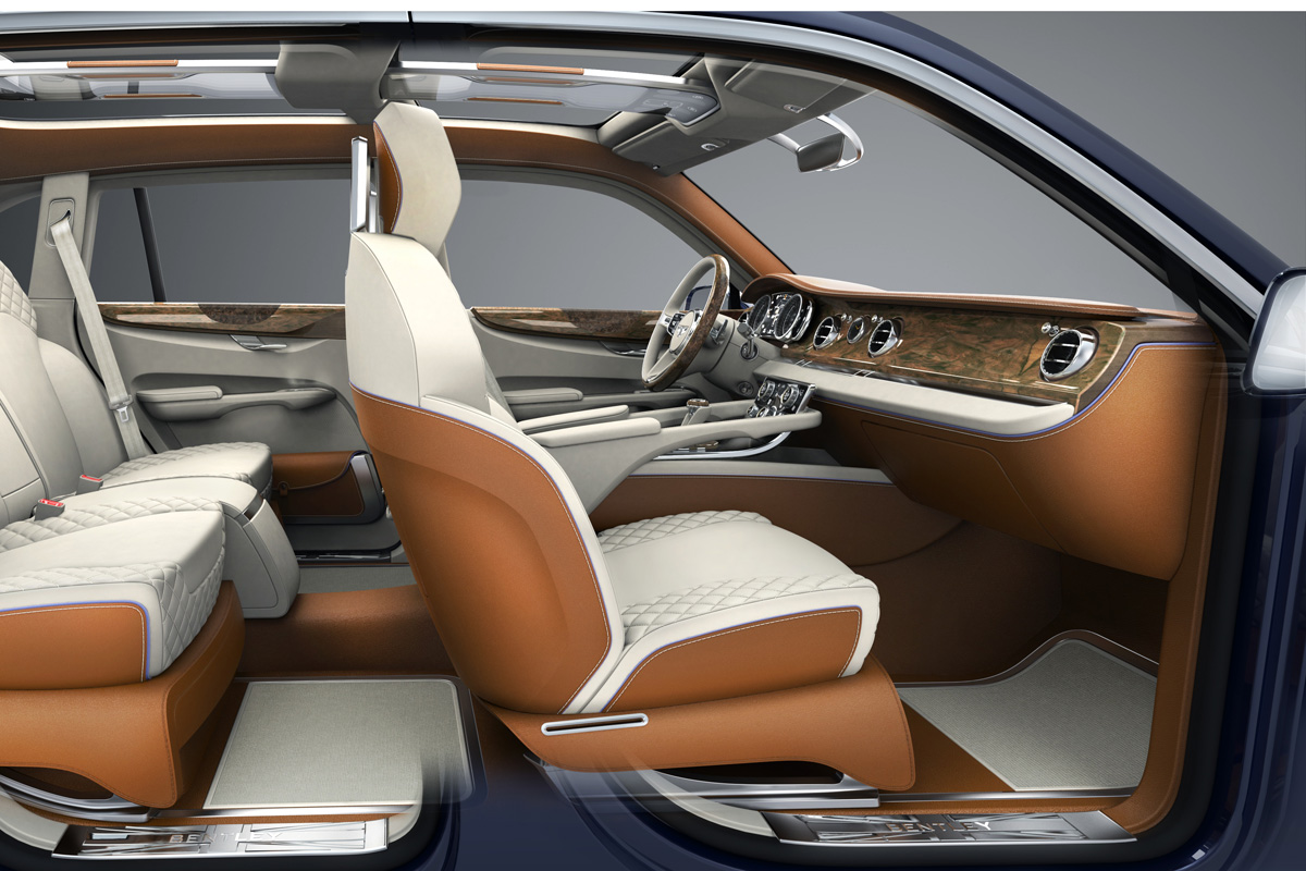 Bentley SUV interiore seats