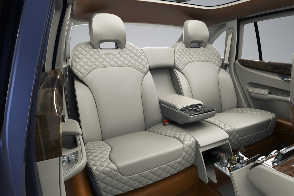 Bentley SUV interior