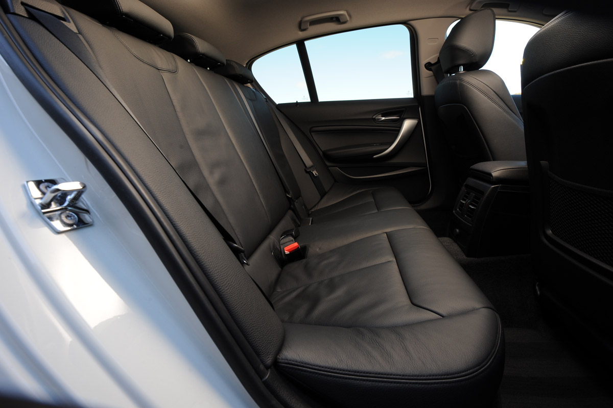 BMW 116d rear seats