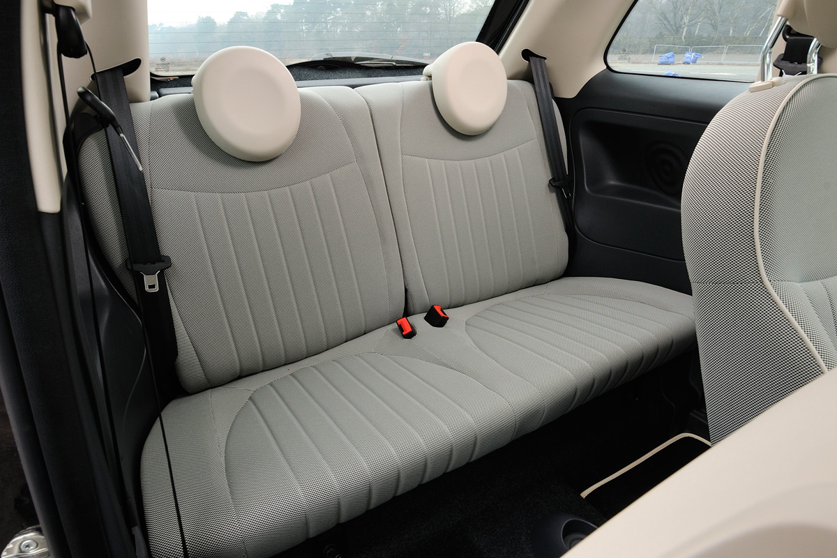 Fiat 500 rear seats