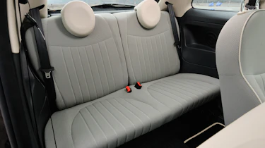 Fiat 500 rear seats