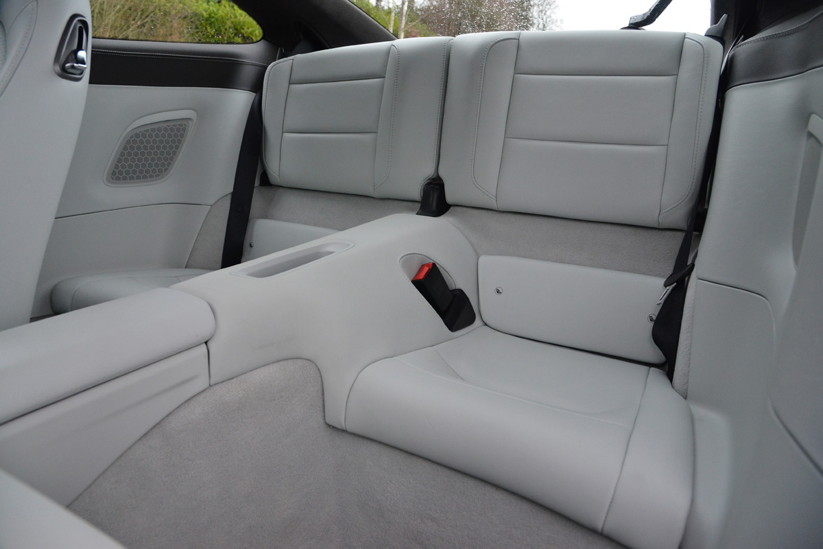 Porsche 911 Carrera 4S rear seats