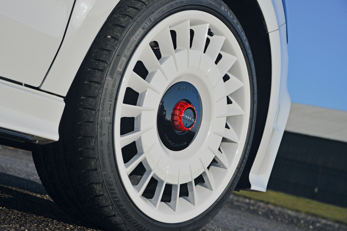 Audi A1 Quattro wheel detail