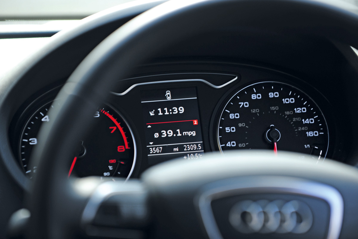 Audi A3 interior detail