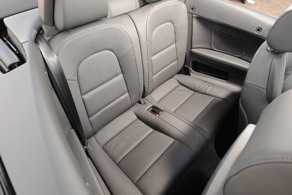 Audi A3 Cabriolet rear seats