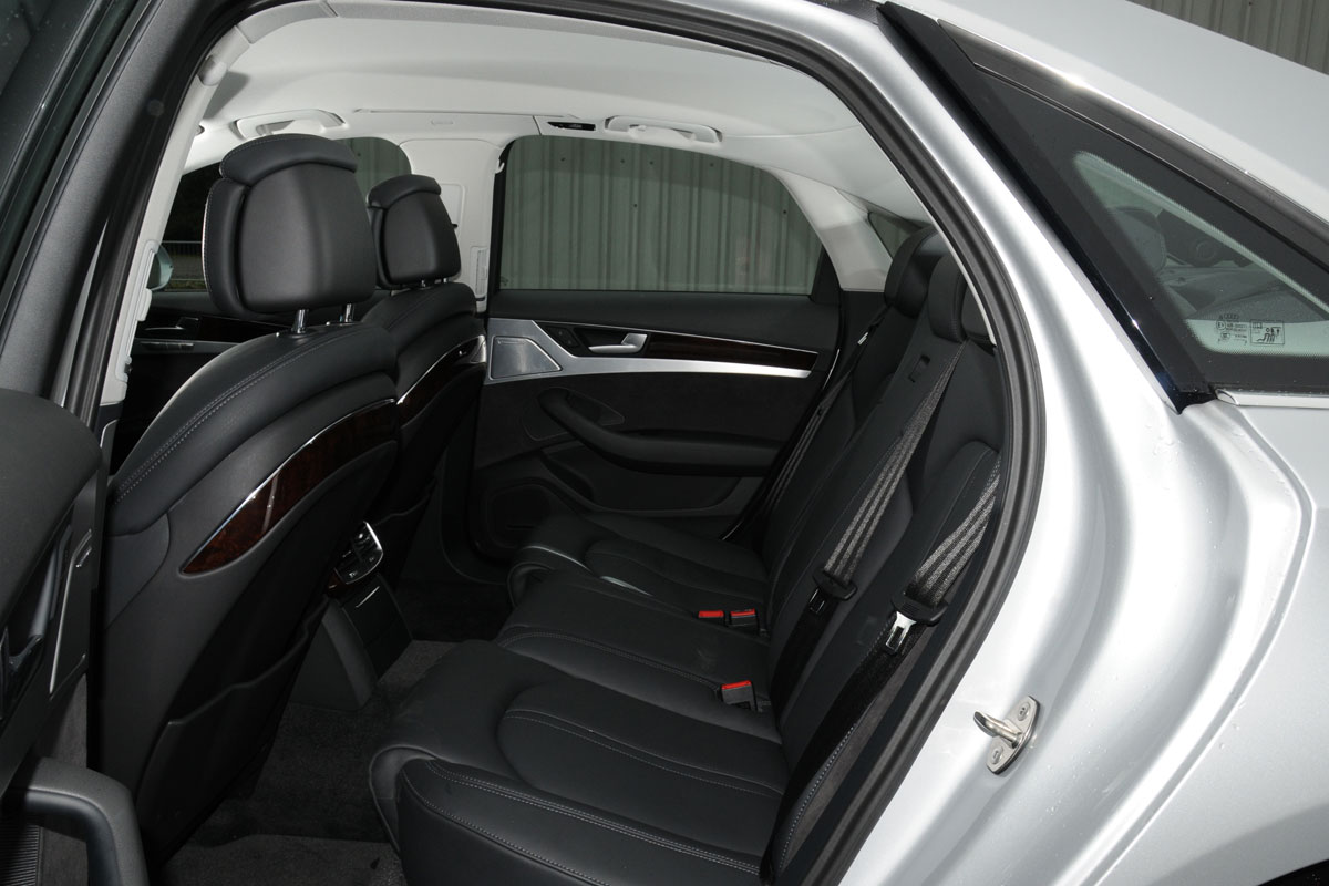 Audi A8 rear seats