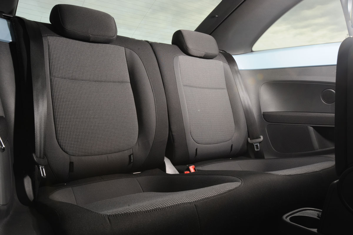 Volkswagen Beetle rear seats