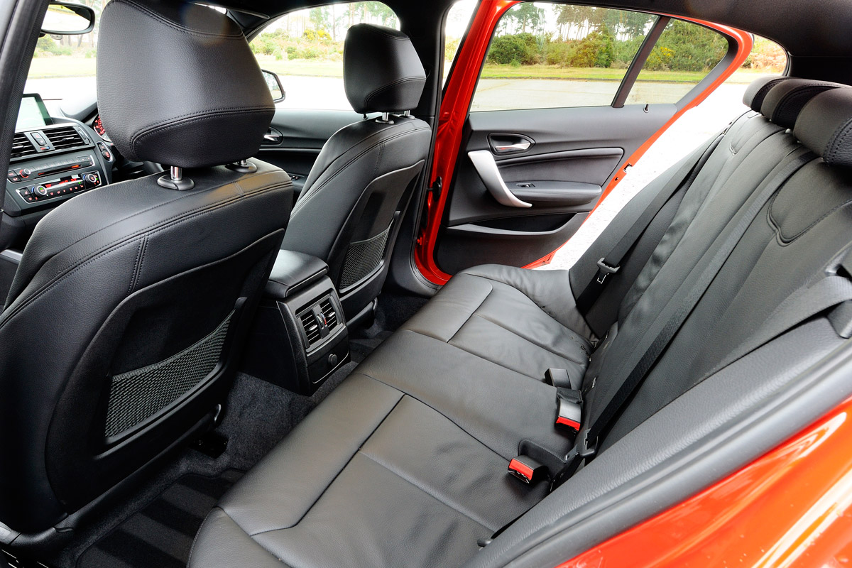 BMW 116d M Sport rear seats