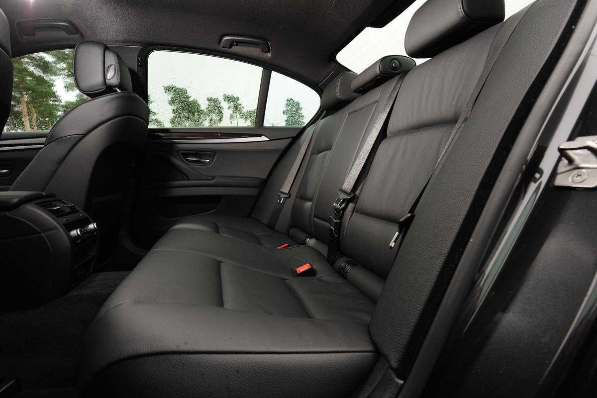 BMW 520d ED rear seats