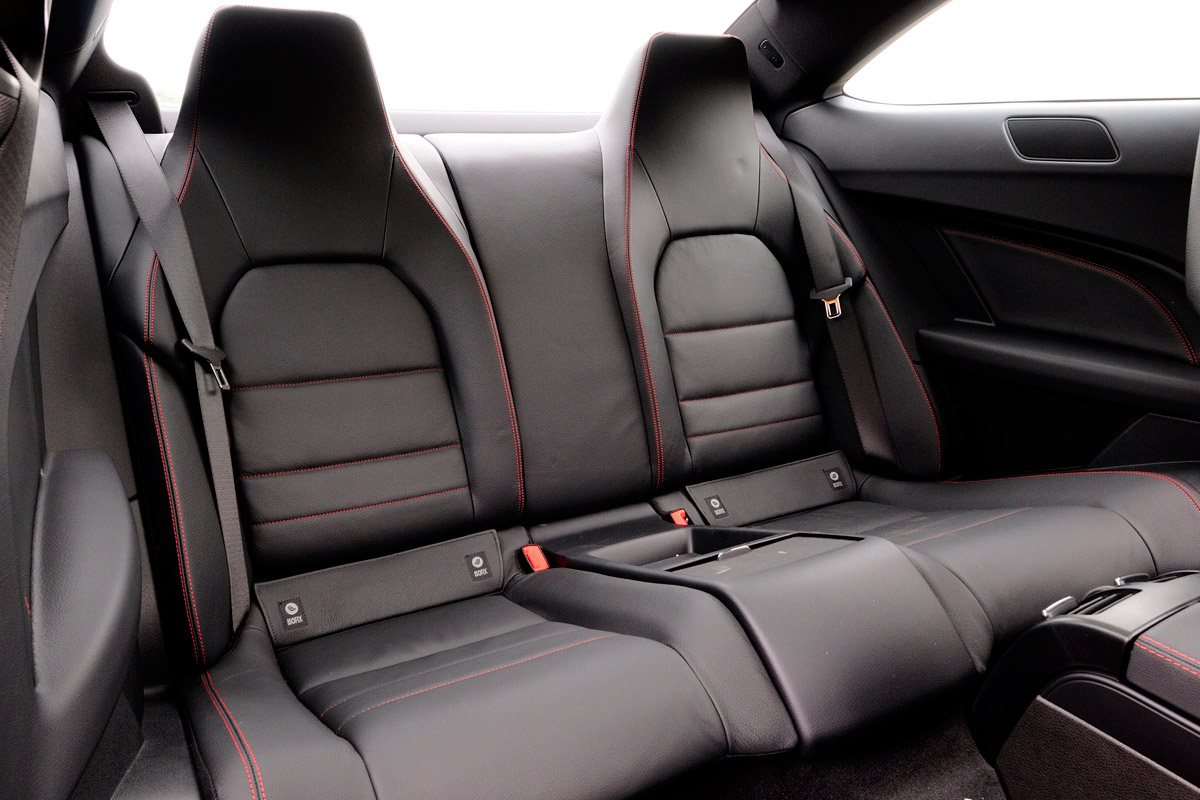 Mercedes C-Class Coupe rear seats