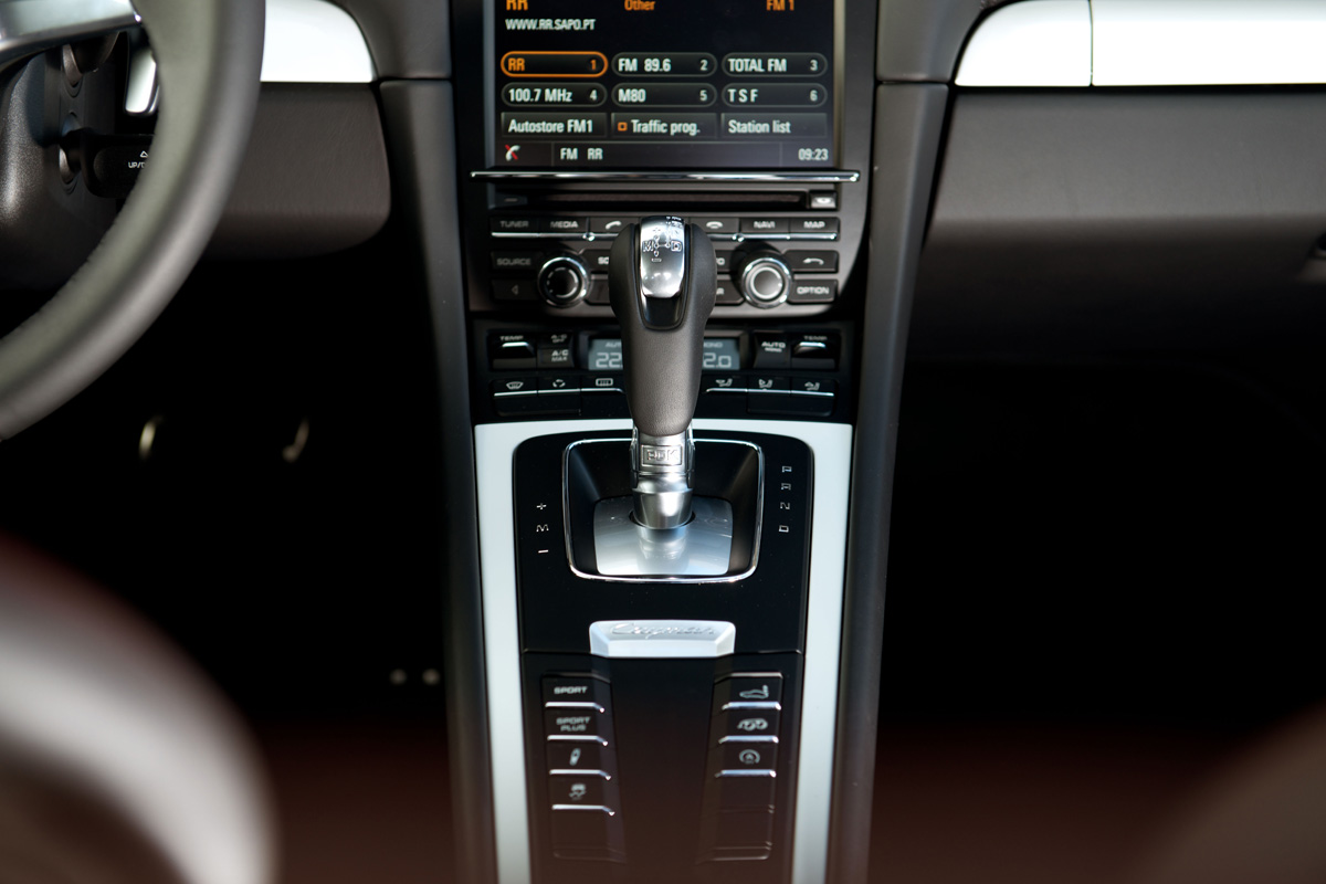 Porsche Cayman S interior detail