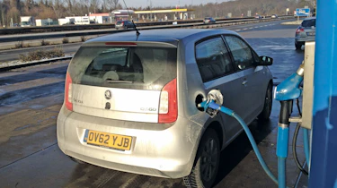 Skoda Citigo refuelling