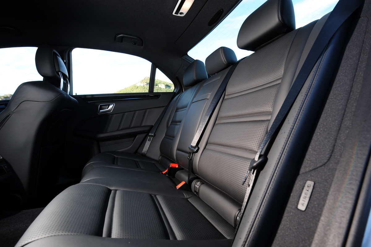 Mercedes E63 AMG rear seats