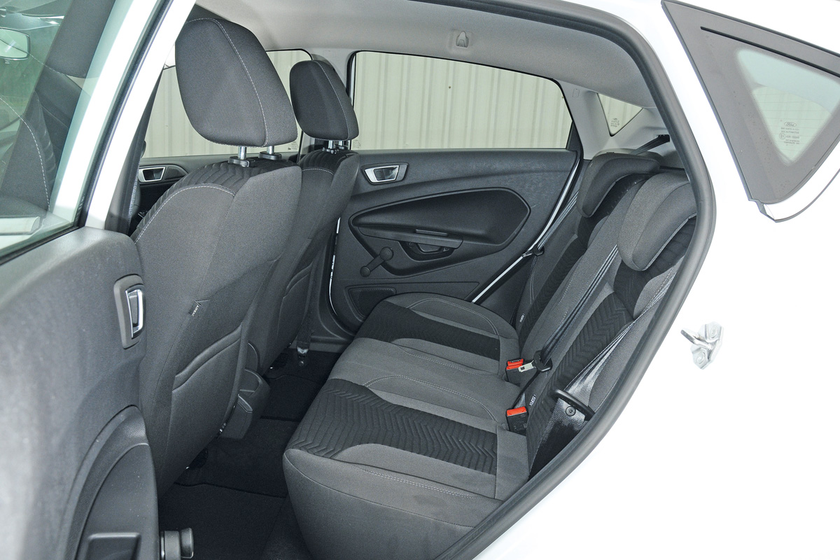 Ford Fiesta rear seats