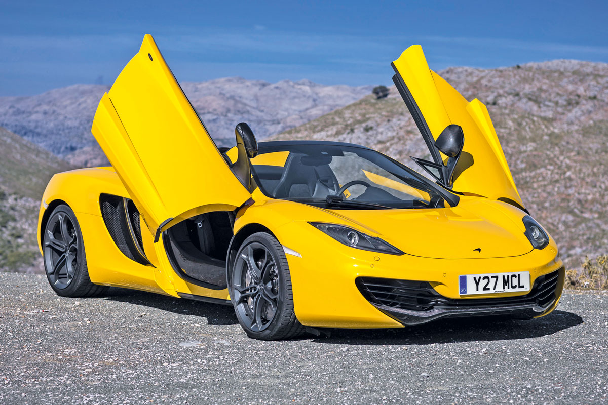 McLaren 12C Spider doors