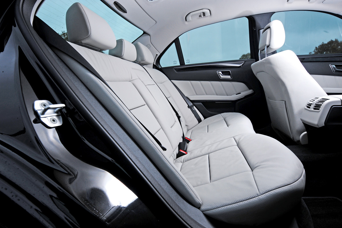 Mercedes E300 Hybrid rear seats