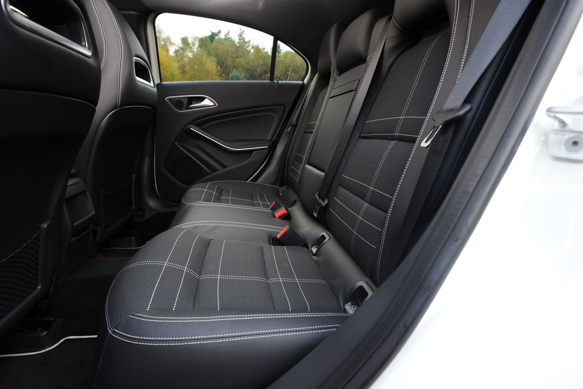 Mercedes C250 CGI Coupe rear seats