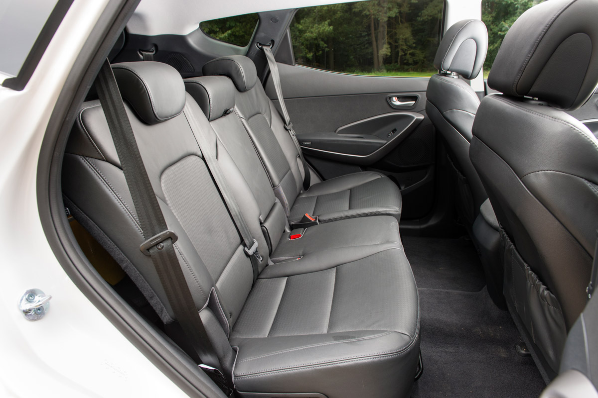 Hyundai Santa Fe rear seats