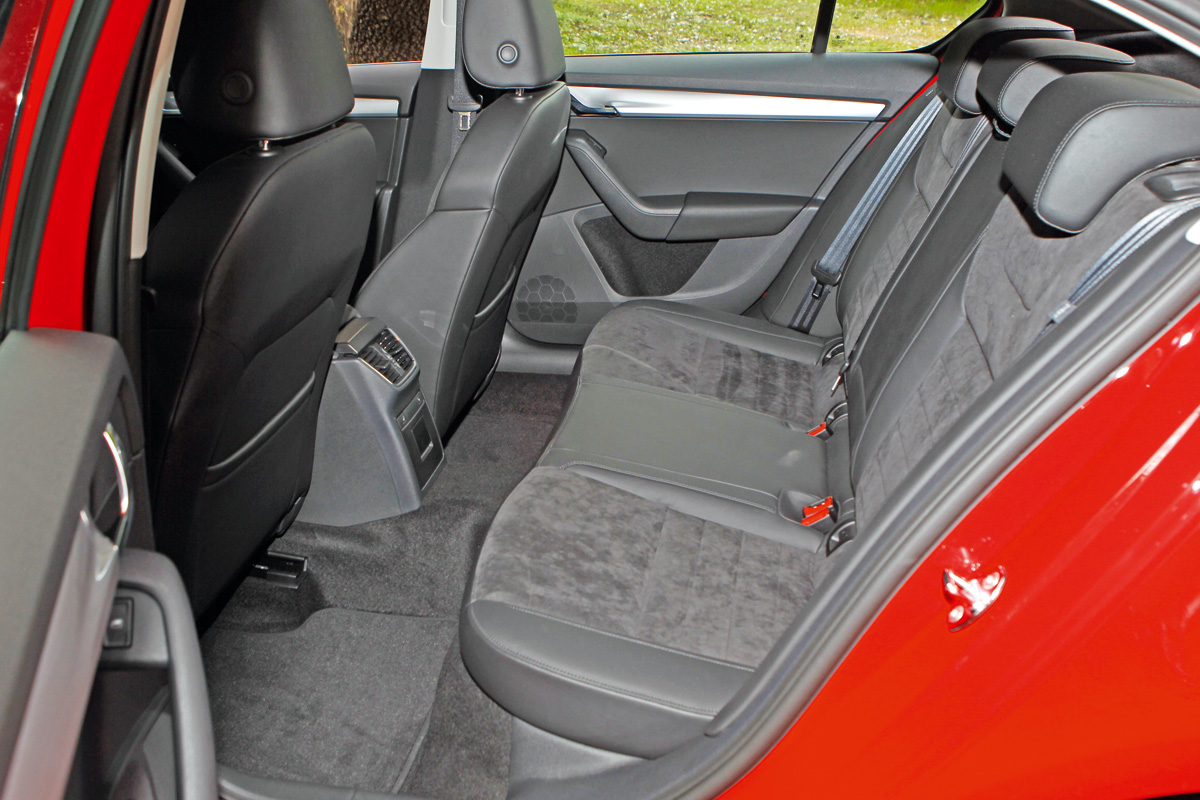 Skoda Octavia rear seats
