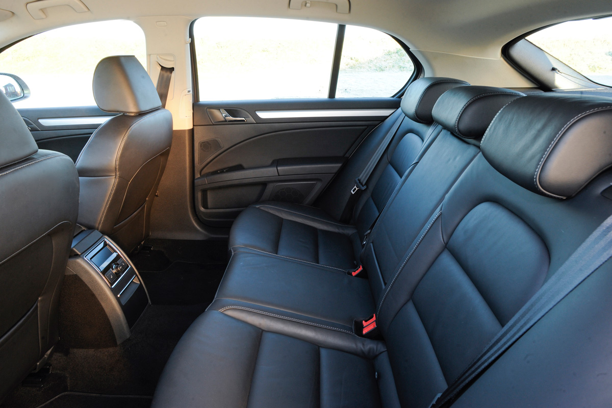 Skoda Superb rear seats