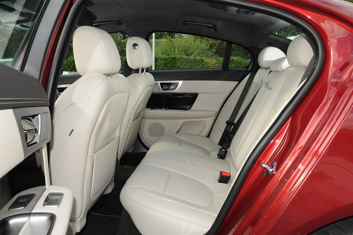Jaguar XF rear seats