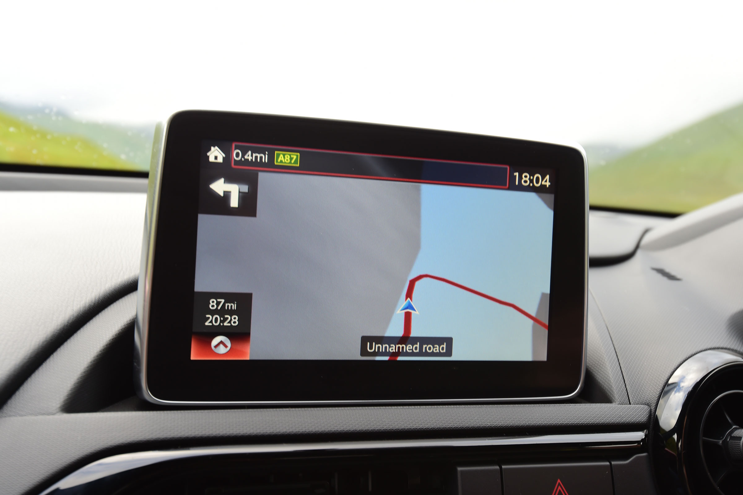 Mazda MX-5 - sat nav