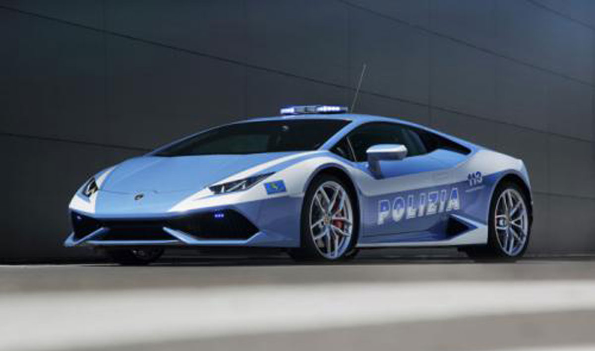 Lamborghini Huracan police car