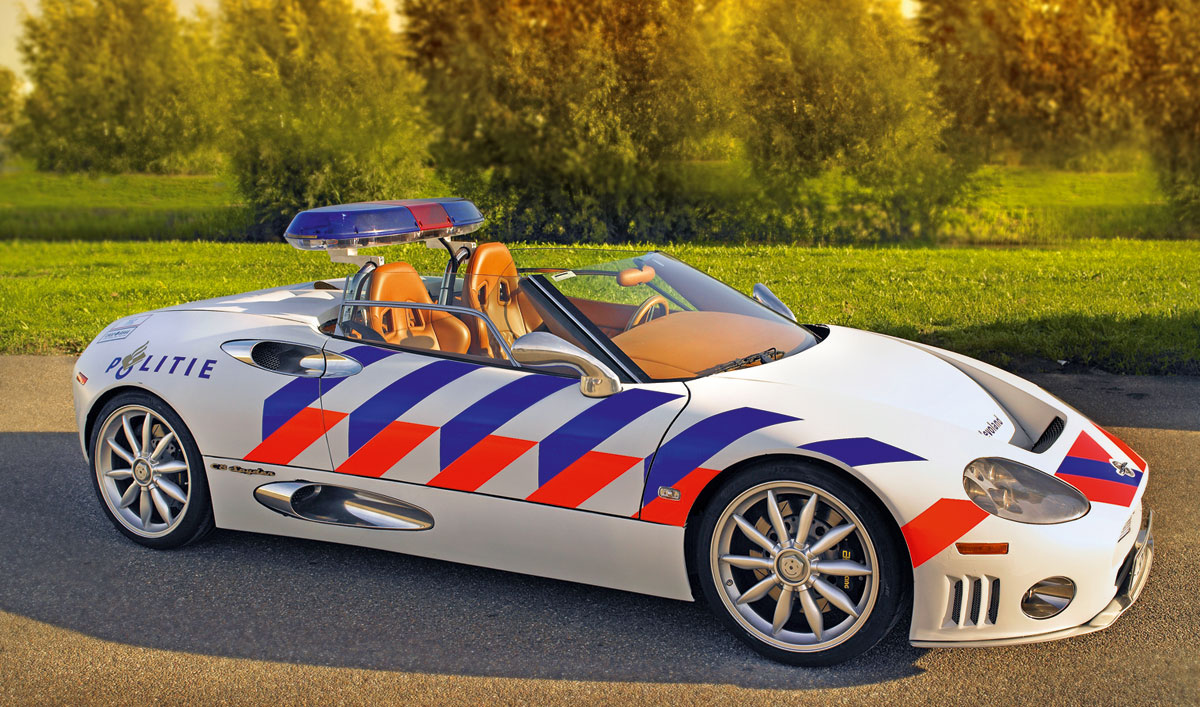 Spyker Police car