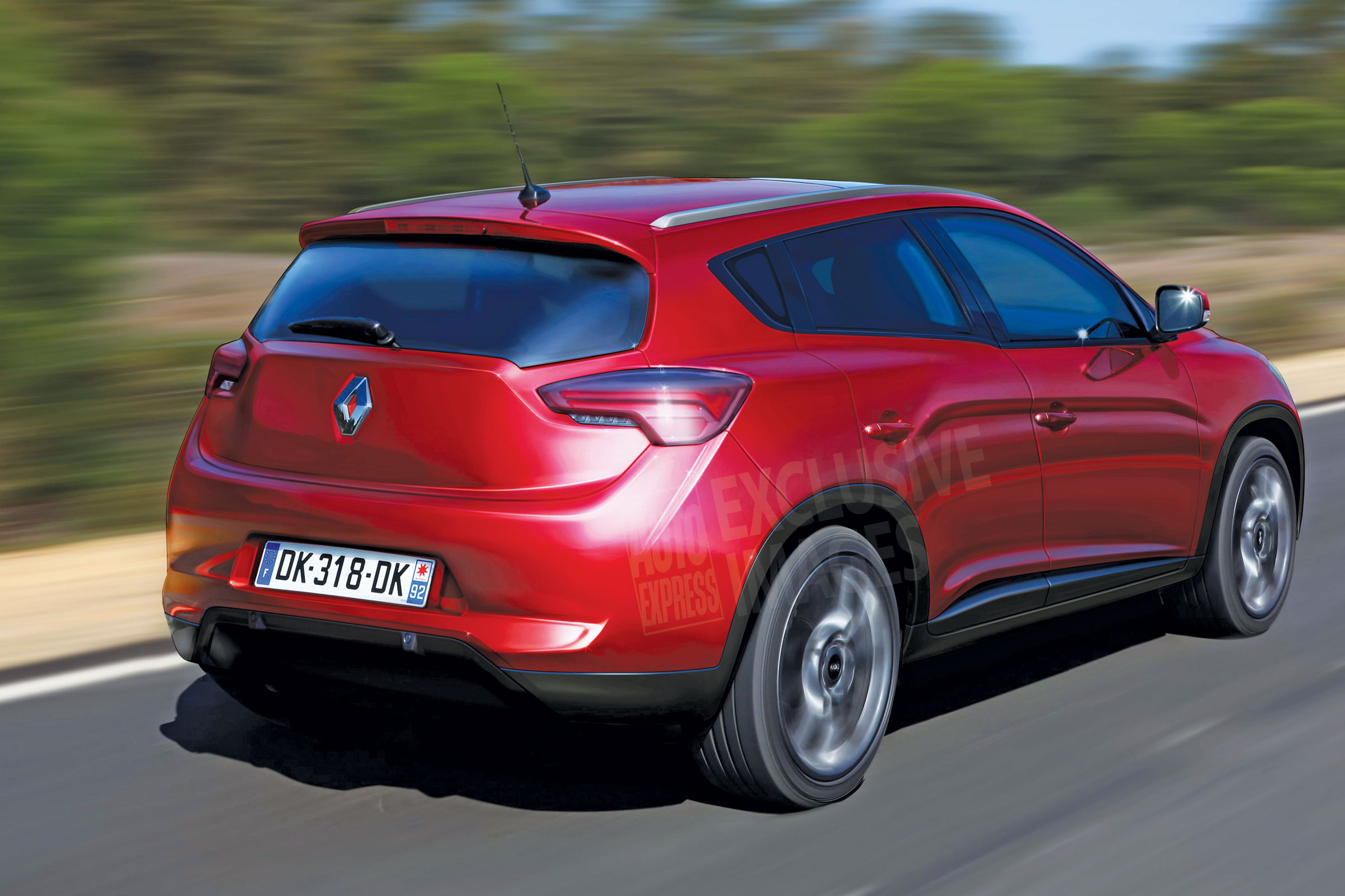 Renault Kadjar rendering - rear
